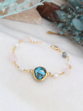 Turquoise & Pearl & Pink Quartz Bracelet